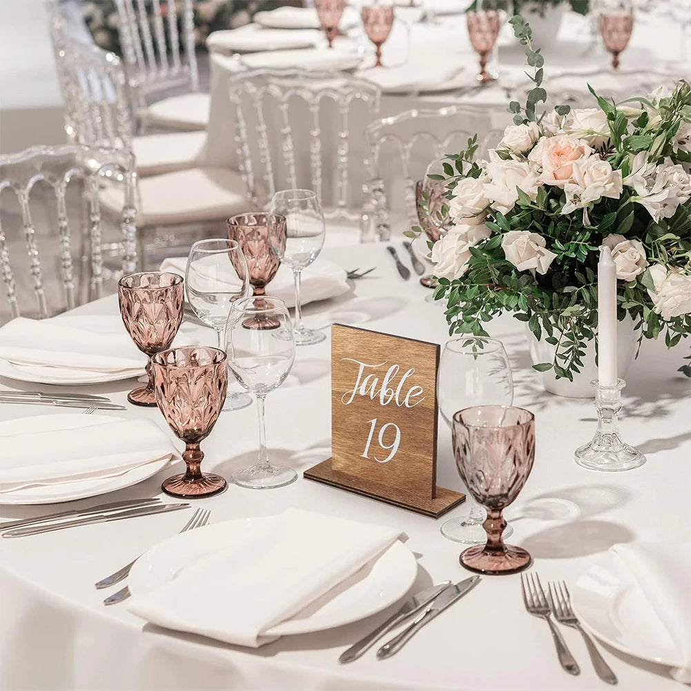 Wedding Table Numbers 1-20 Wedding Centerpieces Bridal Banquet Table Decoration for Banquet Restaurant Party Decor Qme