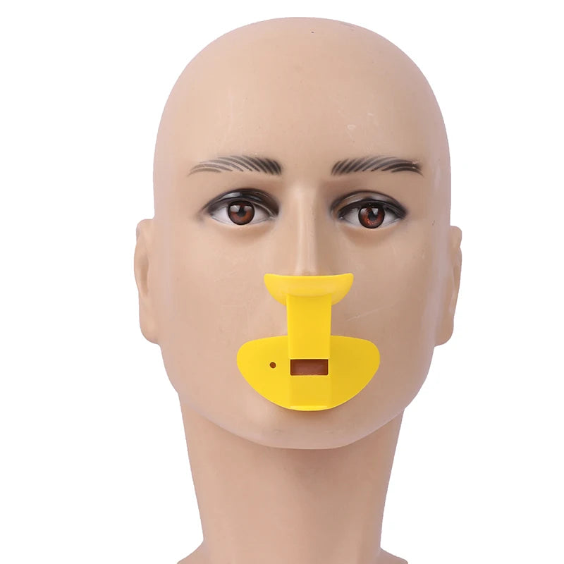 Nose Whistle Plastic Resonance Dark Blue Hygienic Nasal Flute Clarity Qme