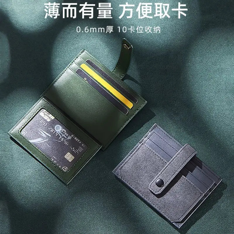 Exquisite High-end Card Bag Flip Fur Cover Ultra-thin Portable Mini Qme