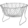 Multifunction Foldable Steam Rinse Strain Fry French Chef Basket Qme stainless steel