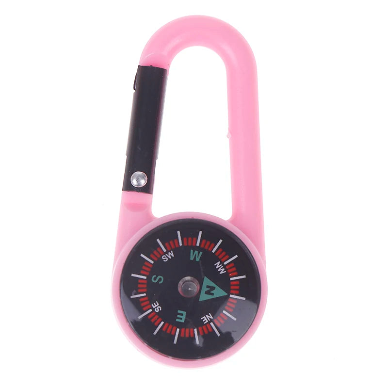 Quick Release Mountaineering Hiking Backpack Buckle Compass Outdoor Qme Pink
