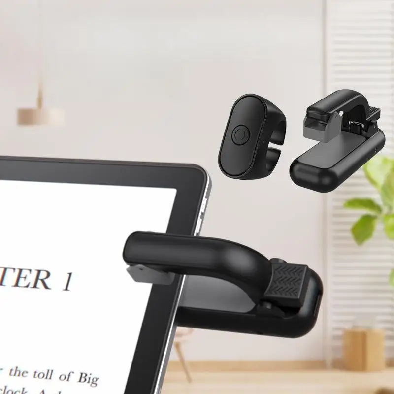2-in-1 Lightweight E-book Page Turner Remote Record Triggers Reading Qme