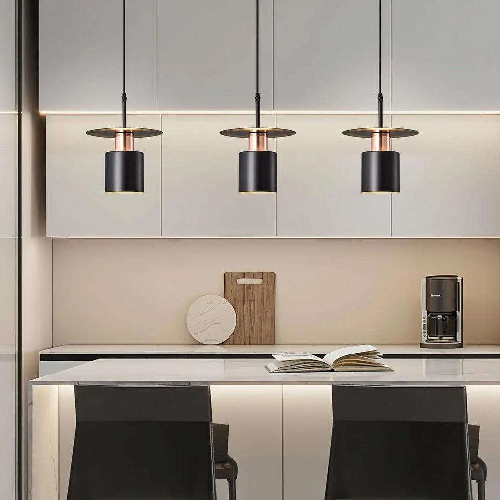 Nordic Minimalist Small Pendant Light Bedroom Bedside Corridor Study Hotel Restaurant Bar Creative Industrial Style Hanging Lamp Qme
