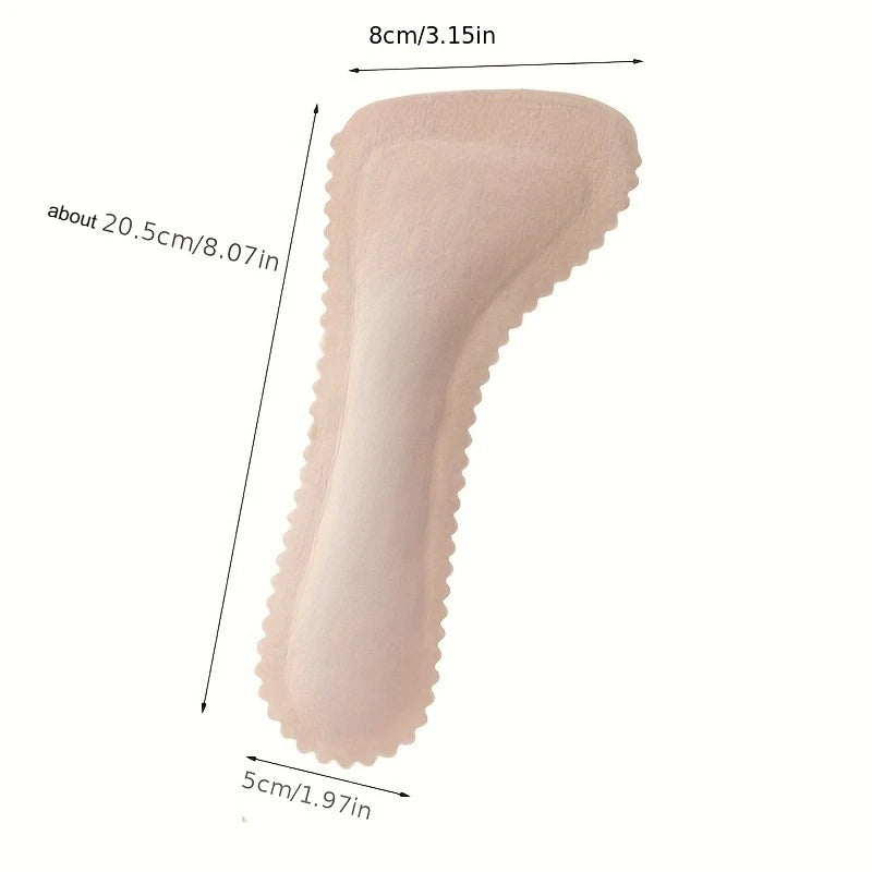 Self-Adhesive Sandal Insoles,Anti-Slip Breathable Shoe Pads for Heels,Open-Toe Shoes,Sweat-Absorbent Foot Cushions Qme
