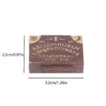 Landscape Scene Ornament Home Desktop Decoration Retro Mini Wooden Qme Default Title