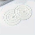 1/2pcs Sink Anti-clogging Soft Rubber Floor Drain Mat, Bathroom Drain Deodorant Cover, Shower Drain Cover Easy To Install Qme White