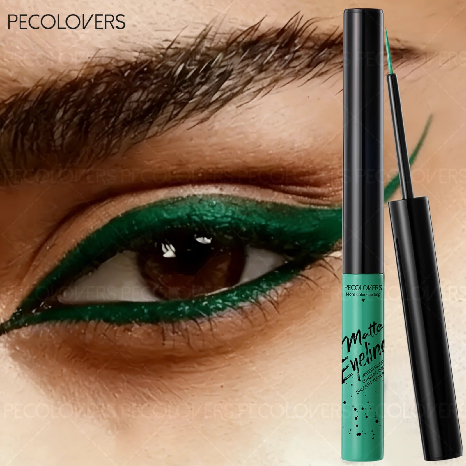 Colorful Matte Dip Liquid Eyeliner Rendering Eye Line Cosmetic Qme
