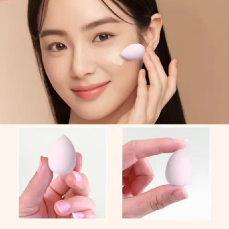 14pcs Makeup Sponge Puff Set Velvet Triangel Powder Puff Beauty Egg Mini Finger Cosmetic Puff For Loose Powder Foundation Cream Qme