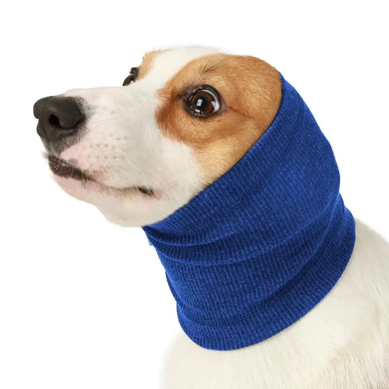 Soundproof Pet Bath Quiet Dry Headsleeve Dog Suppliesdog Grooming Qme Blue M