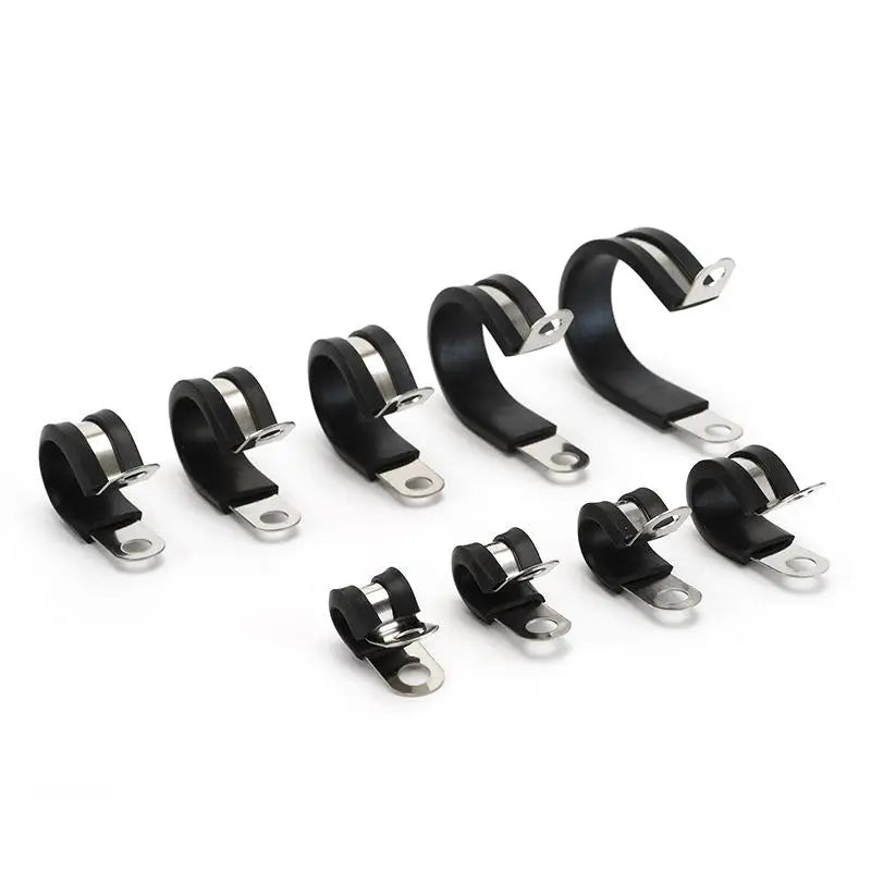 1 4 5 16 3 8 2 Brake Gas Line Pipe Fixing Clamp Cramp Metal R Clips Qme