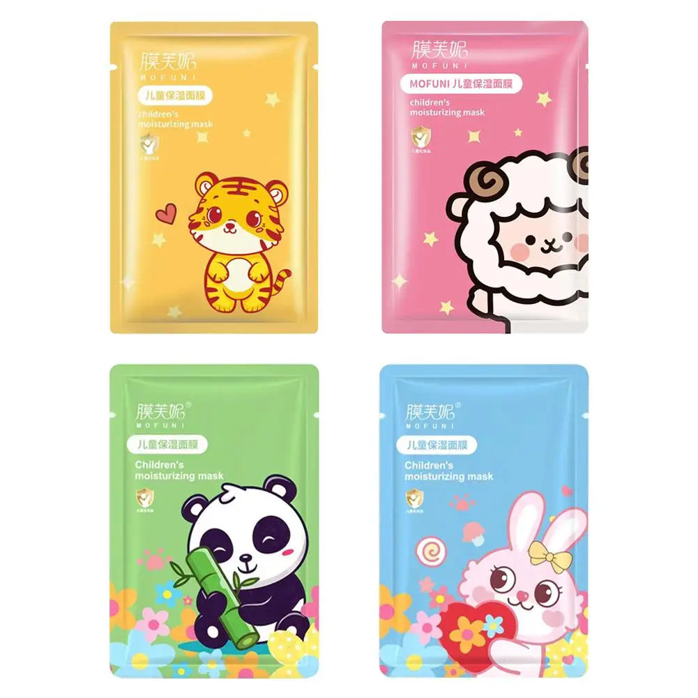 Animal Spa Masks Kids Facial Mask Gentle Hydrating Moisturizing Qme