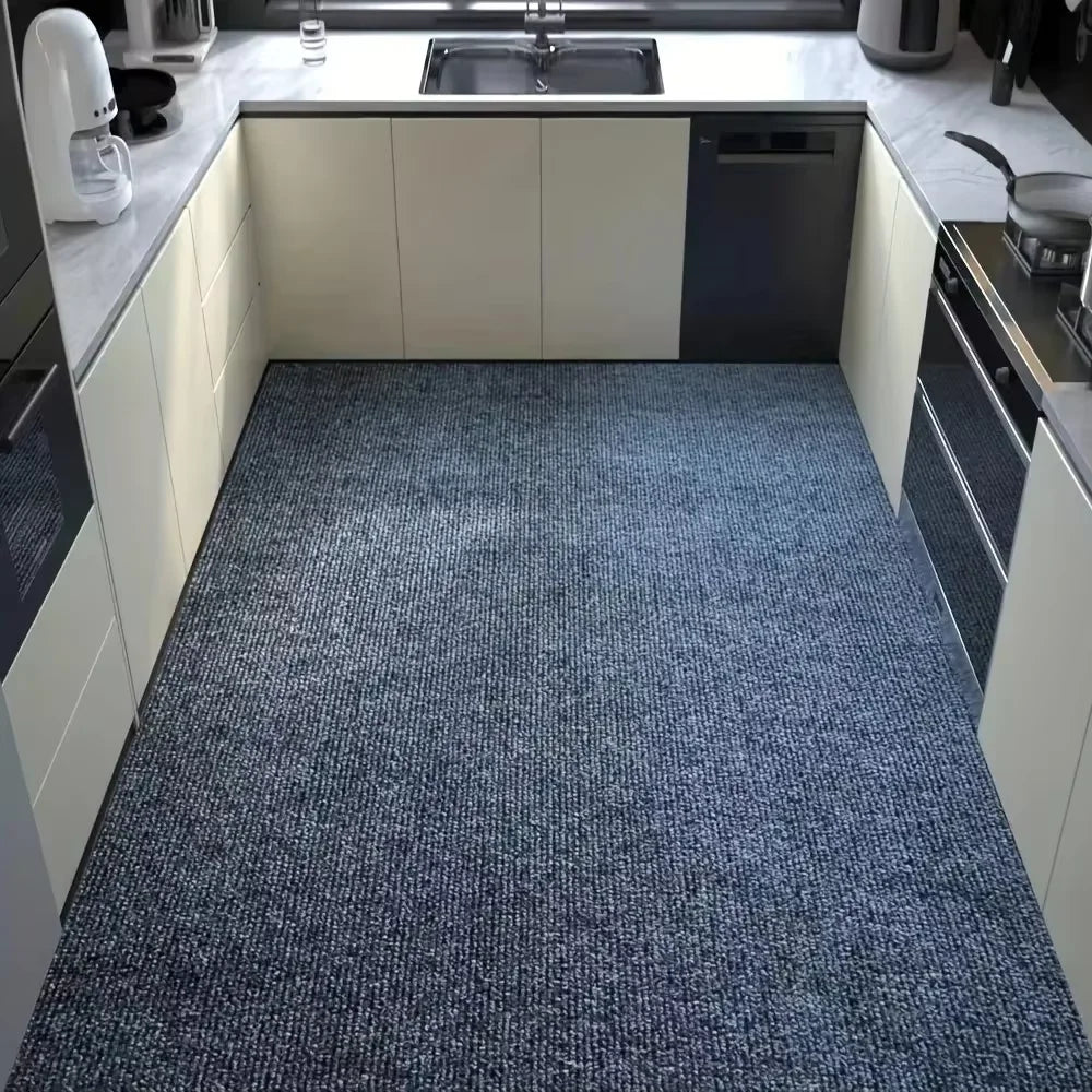 40cmx3m Self-Adhesive Non-Slip Pad, Waterproof & Oil Resistant Floor Mat for Kitchen/Bathroom Safety, Anti-Skid Rug Qme