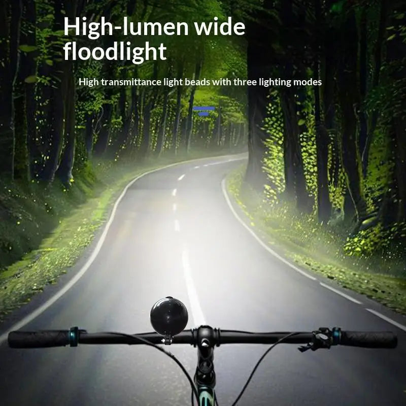 Vintage Bicycle Front Light 3 LED Bike Headlight Flashlight Retro Qme