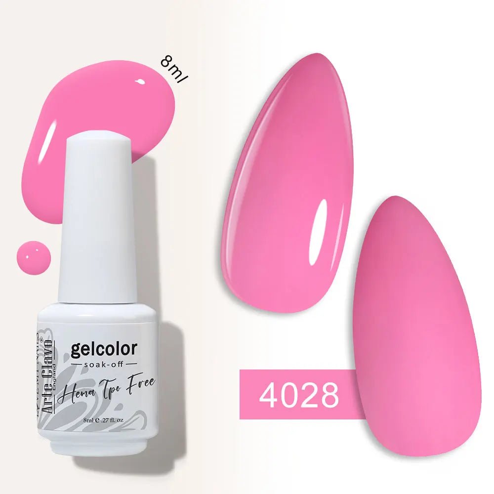 Arte Clavo Semi-permanent Gel Nail Varnish 180 Colors Semipermanent