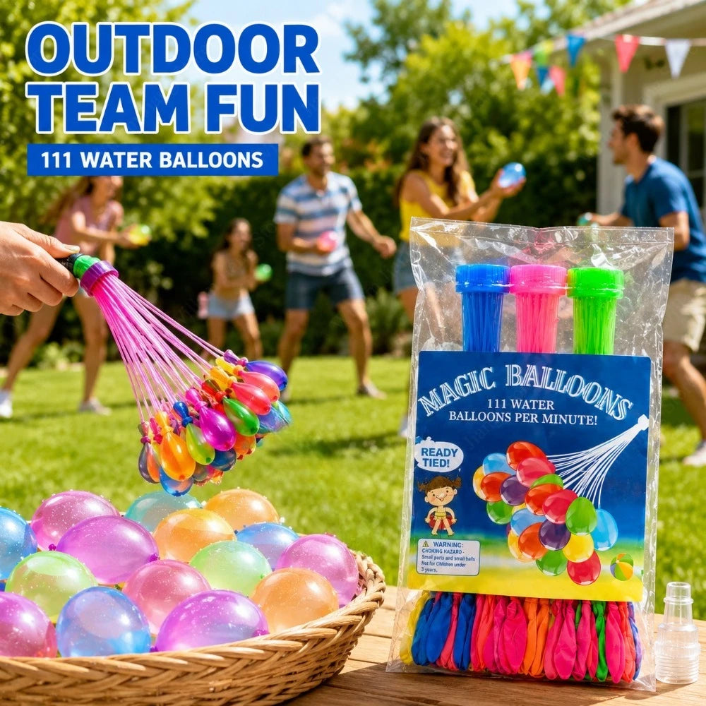 1/3/5PCS Summer Fast Filling Water Balloons Ideal Accessory for Beach Pool Gathering Outdoor Group Game and Holiday Fun Qme