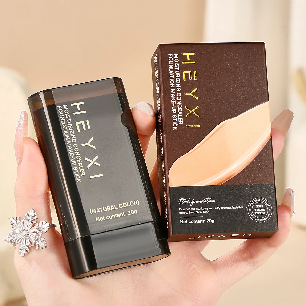Foundation Make-up Stick Concealer Matte Surface All Skin Types Qme