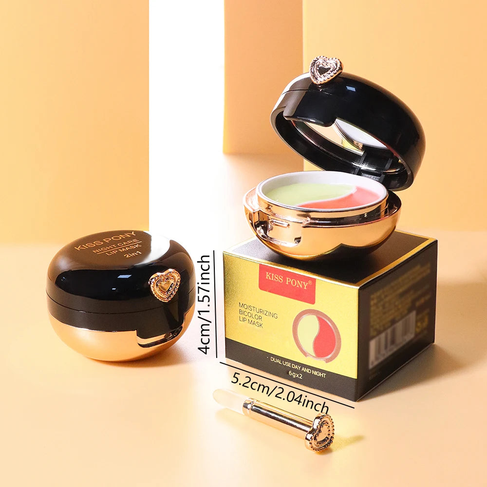 Moisturizing Dual Tone Lip Mask Suitable All Skin Types Cares Lips Qme