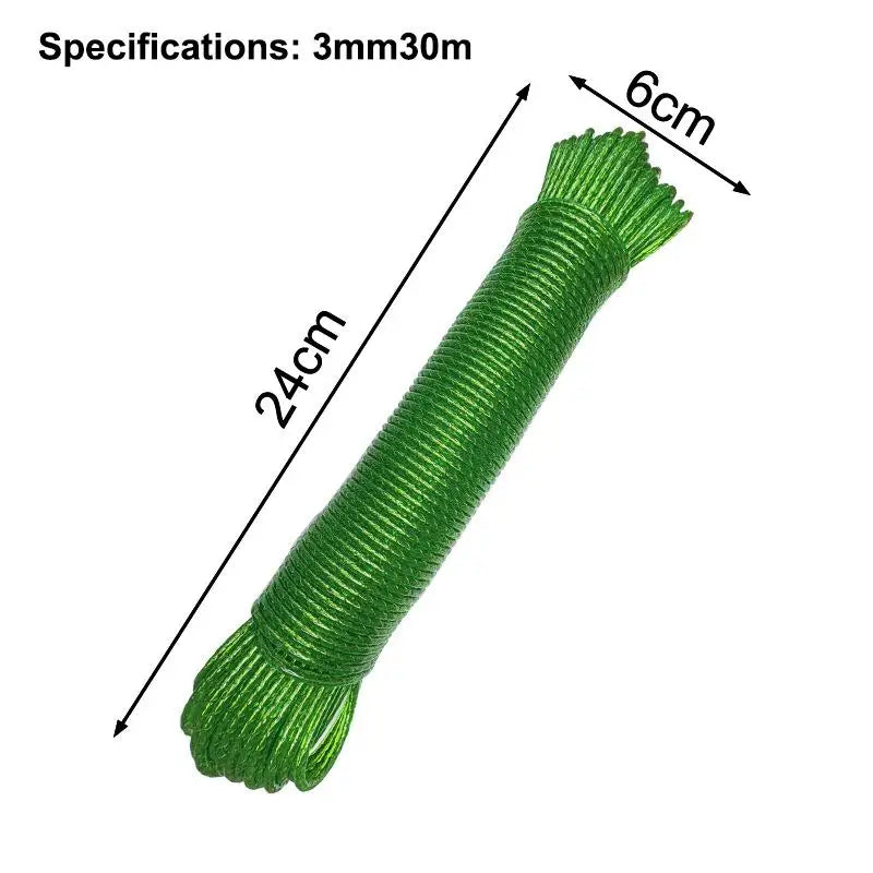 Portable Clothesline 10 20 30 50M Garden Camping Travel Clothes Qme G4
