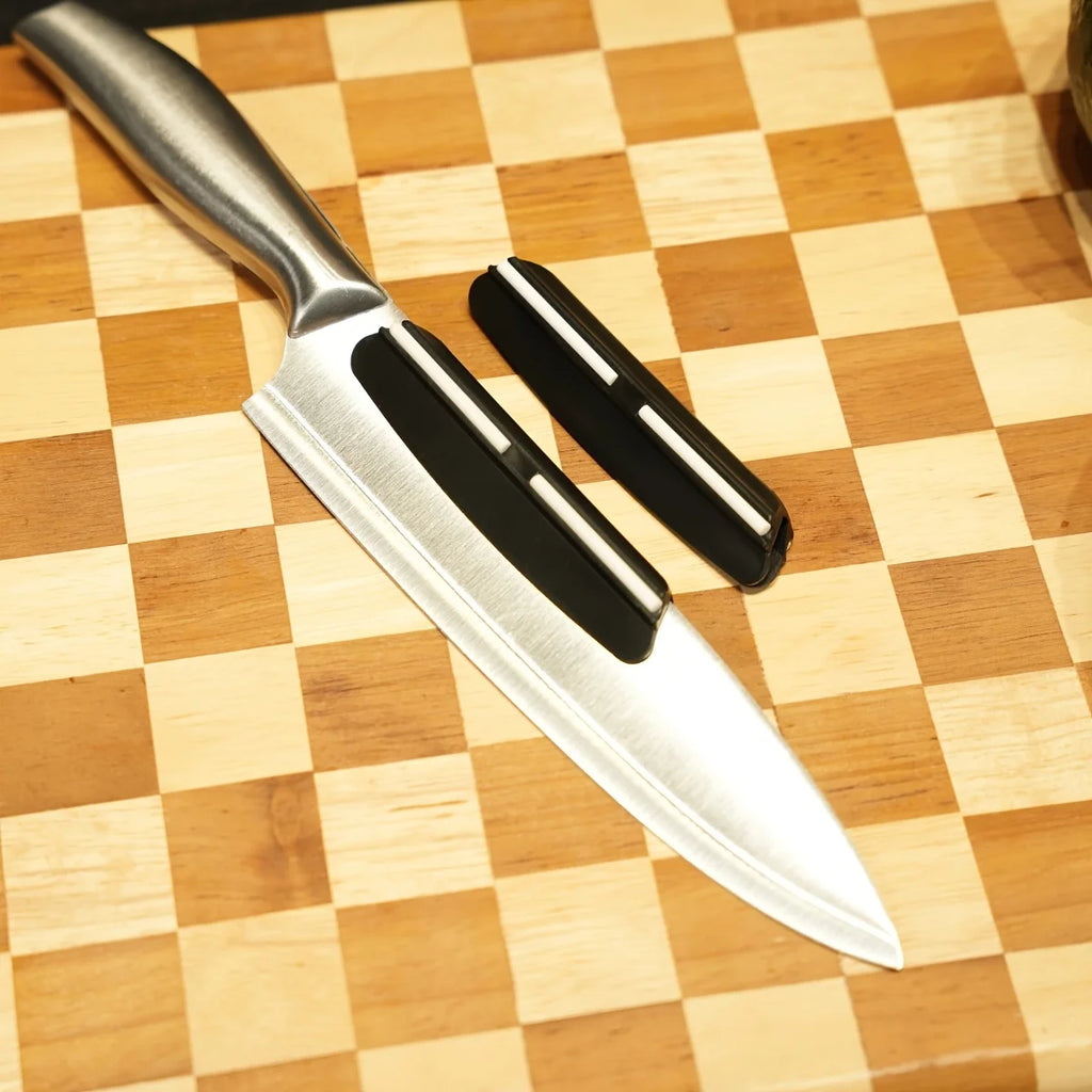 Professional 15° Quick Sharpening Stone, Angle Guide, Easy to Maintain 15° Angle, Durable Material, Time-Saving Qme