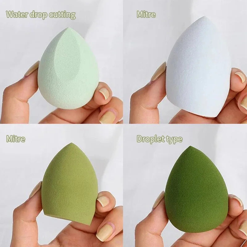 Makeup Sponge Powder Puff Dry Wet Combined Beauty Cosmetic Ball Qme Green China Mainland