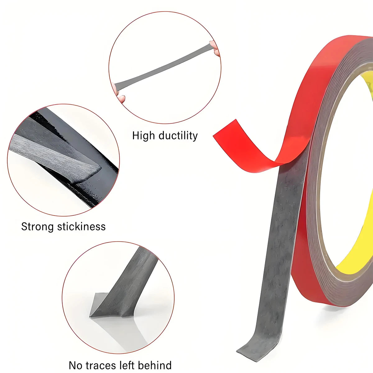 Double Sided Tape Adhesive Tape 2.5m Extra Strong Double Tapes Special Double-Sided Tape For Phone Lcd Car Screen Repair Tape Qme