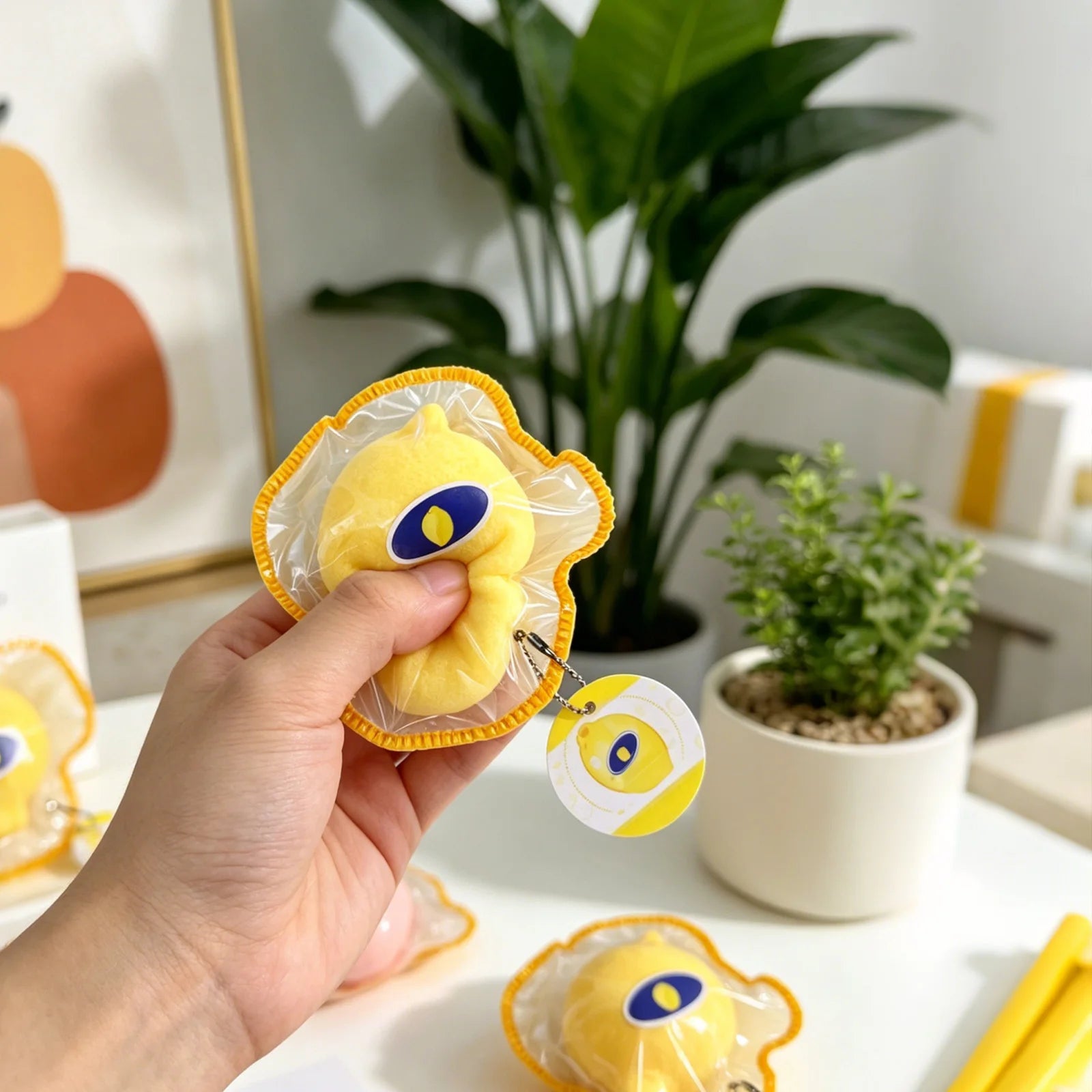 Simulation Lemon Slow-rising Squeezeable Toy Soft Pinch Decompression Fidget Toy Fun Holiday Party Gift Qme