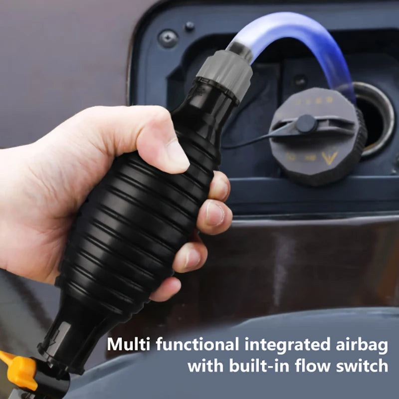 Petrol Transfer Pump Multipurpose Hand Efficient Car Tank Sucker Home Qme