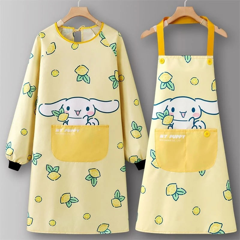Hello Kitty Fashionable Apron Kitchen Home Use Grease Qme
