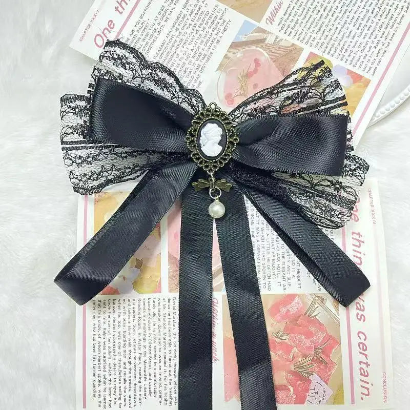 New Cloth Art Bow Tie Rhinestone Crystal Bowknot Brooches Clip For Women Wedding Party Necktie Jewelry Accessories Qme