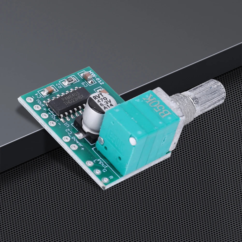 PAM8403 Voice Sound Amplifier Module 3W*2 Audio Power Amplifier Module With Volume Control USB Power Qme