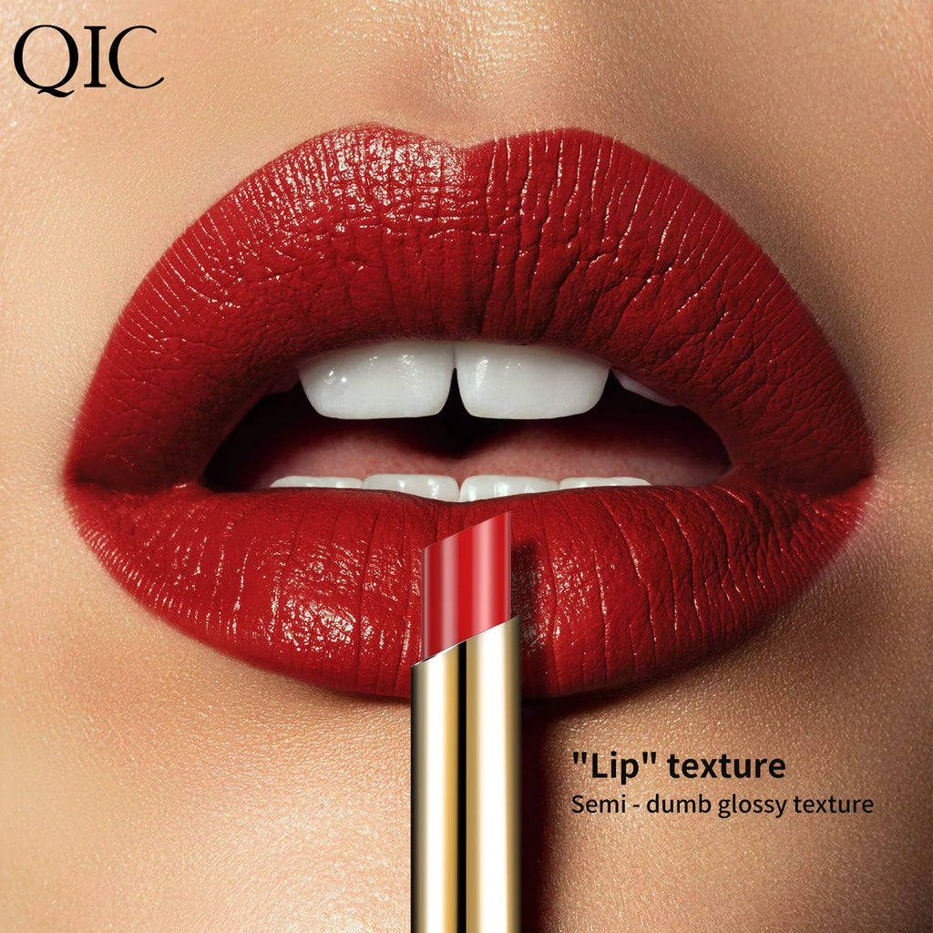 QIC Lipstick Lipliner Pen Matte Velvet Lip Liner Pencil Contour Makeup Sexy Red Lip Stick Long Lasting Cosmetics Qme