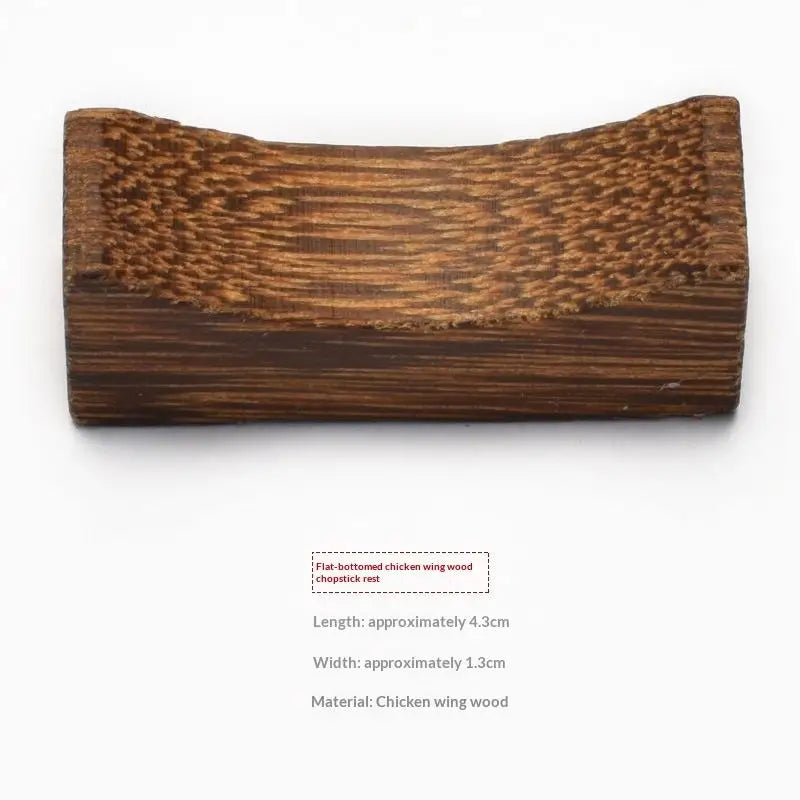 Creative Japanese Chopsticks Holder Wooden Chopstick Pillow Spoon Qme 12
