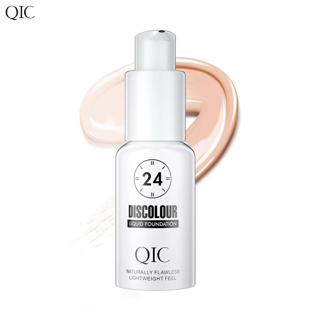 Temperature Change Full Coverage Long Wear Liquid Foundation Matte Natural Moisturizing Waterproof Sweat Resistant Face Makeup Qme Q516