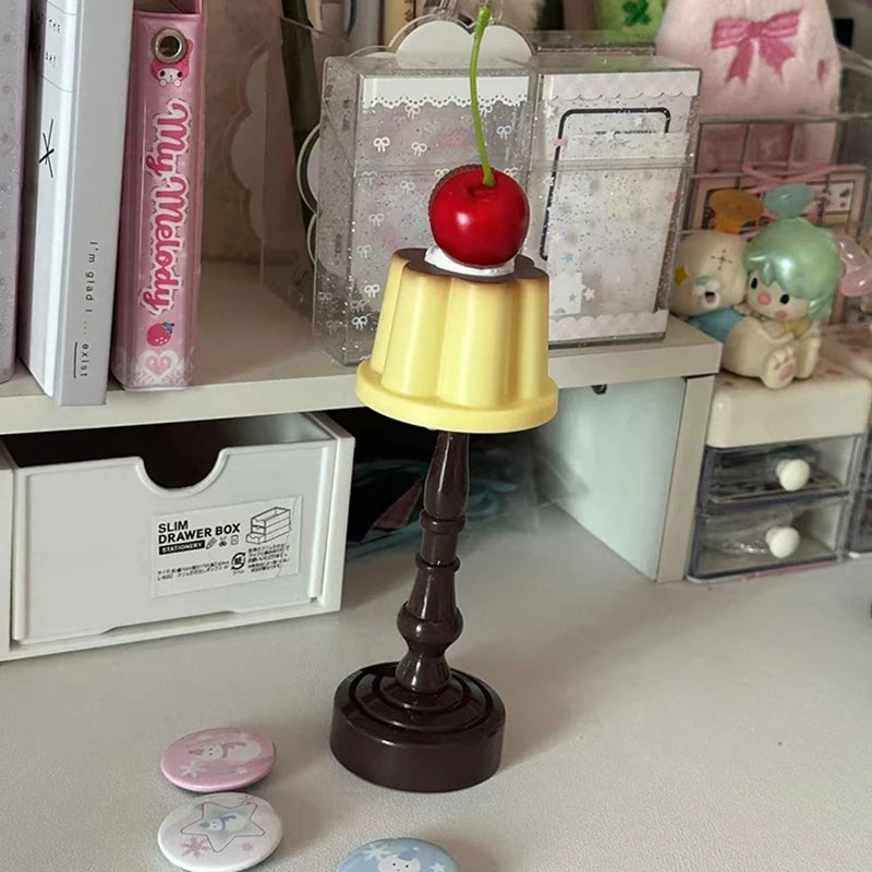 Retro Pudding Night Light Desktop Decoration Bedroom LED Atmosphere Qme