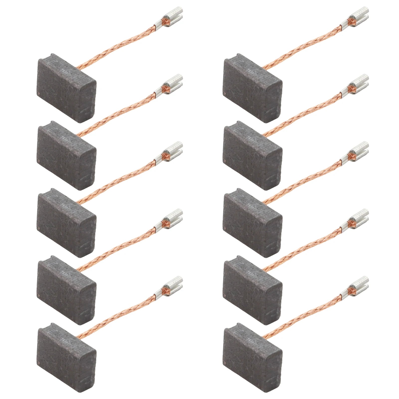 10pcs Carbon Brushes For Bosch GWS 17-125 CIE 6*11*15mm 1607000V37 Grinder Power Tool Accessories And Parts Carbon Brushes Qme Default Title