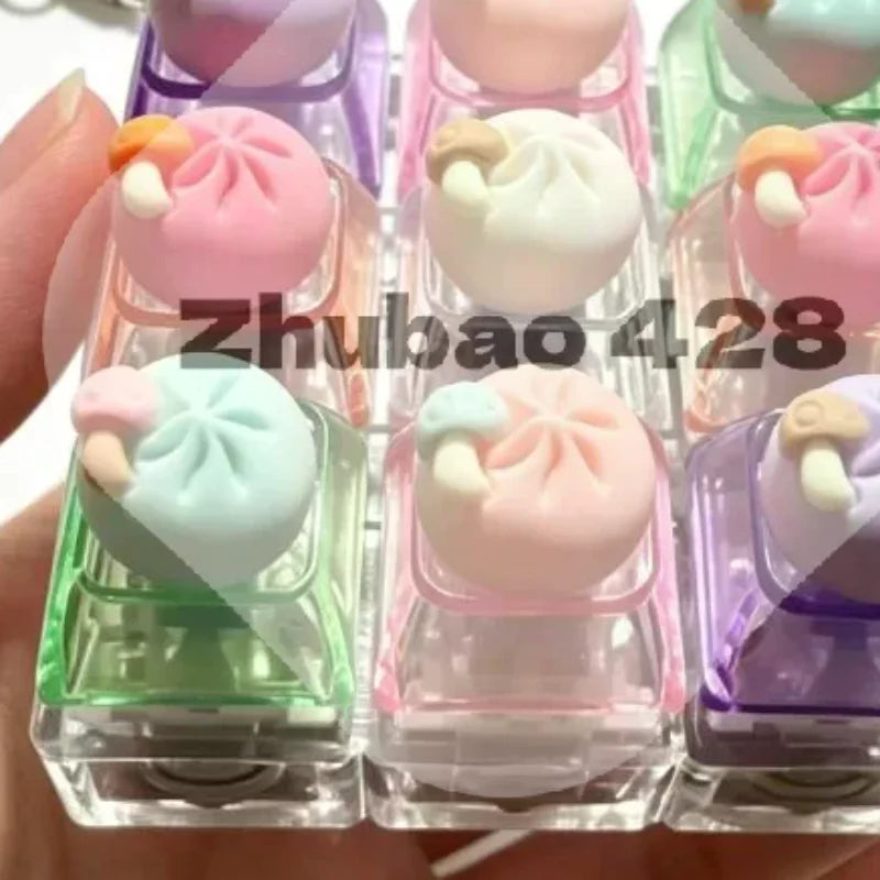 Keyboard Fidget Toy Keychain with LED Light 9 Button Clicker Anti Anxiety Stress Relief Toy for Party Favors Gifts Qme