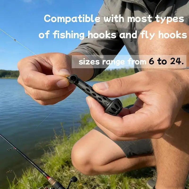 Fly Fishing Magnetic Threader Accessory Easily Rig Small Flie Tippet Qme