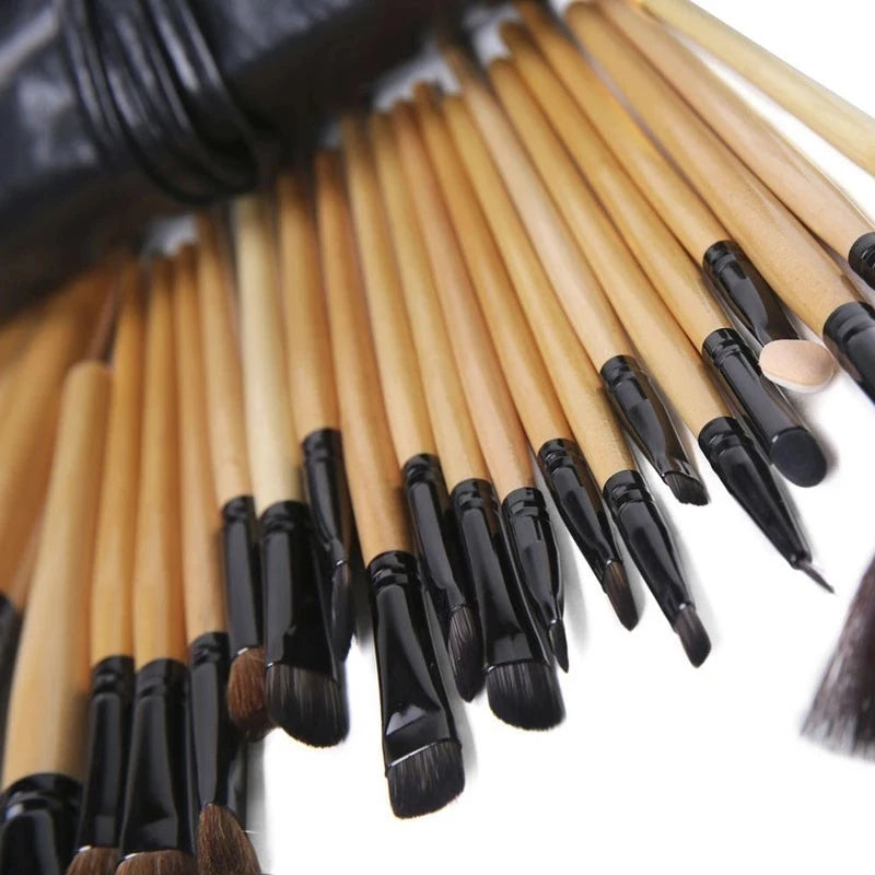 Makeup Brush Bag Sets Professional Cosmetics Brushes Eyebrow Powder Qme