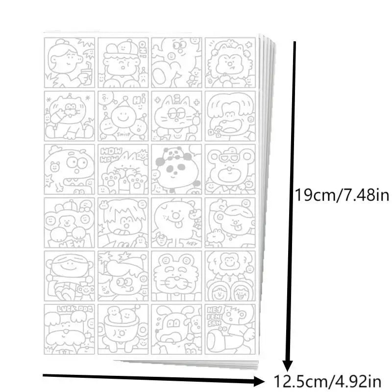 Decompression Copying Sketch Book Containing Rich Funny Elements Qme