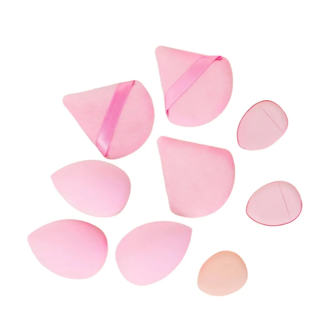 Makeup Sponge Dual Use Contour Highlight Liquid Cream Powder All Skin Qme Pink