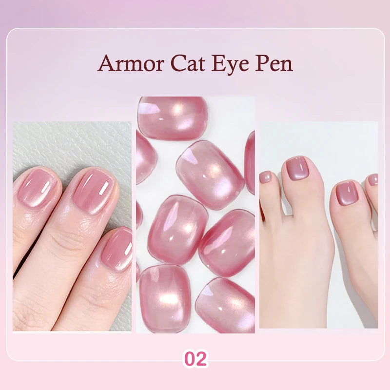 1 Cat Eye Magnetic Pen Nails All-in-one Nail Polish Gel Lazy Manicure Qme 2