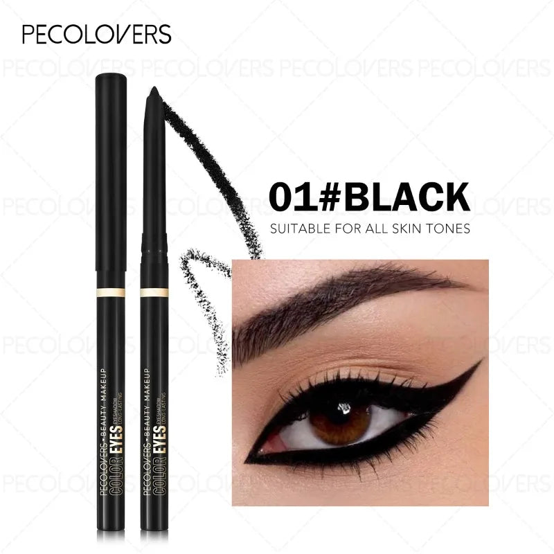 Eyeliner Pen Waterproof Sweat-proof Long-lasting Natural Green Black Qme 01