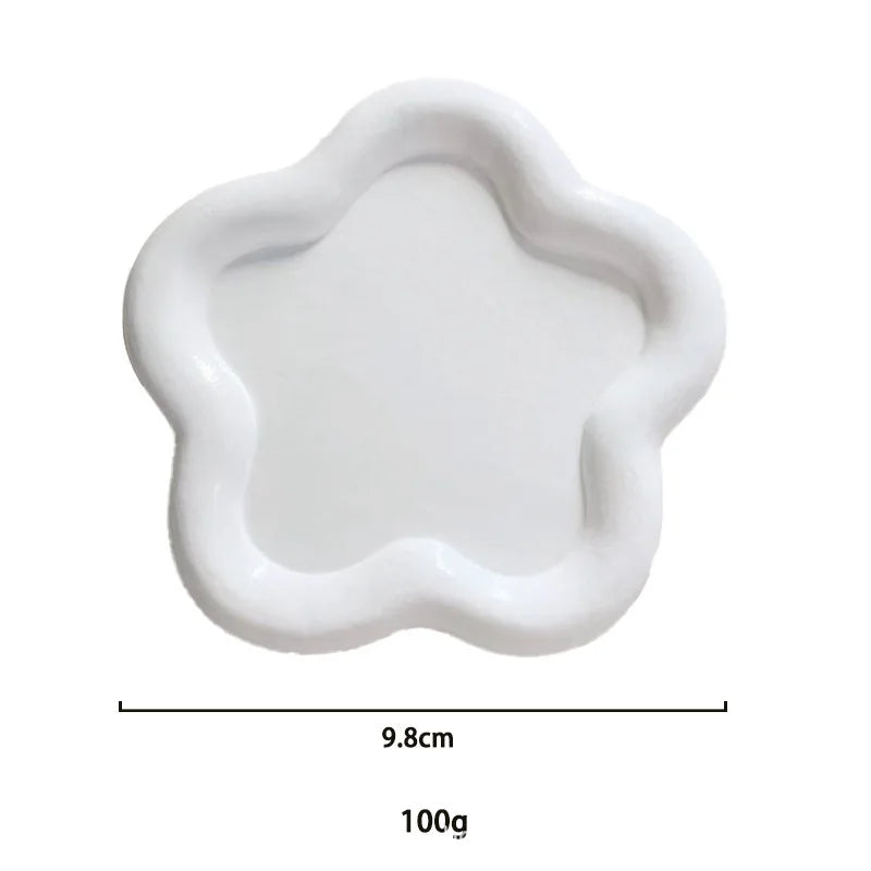 T-shape Cloud Jewelry Tray Creative Display Organizer Plate Decor Qme A M