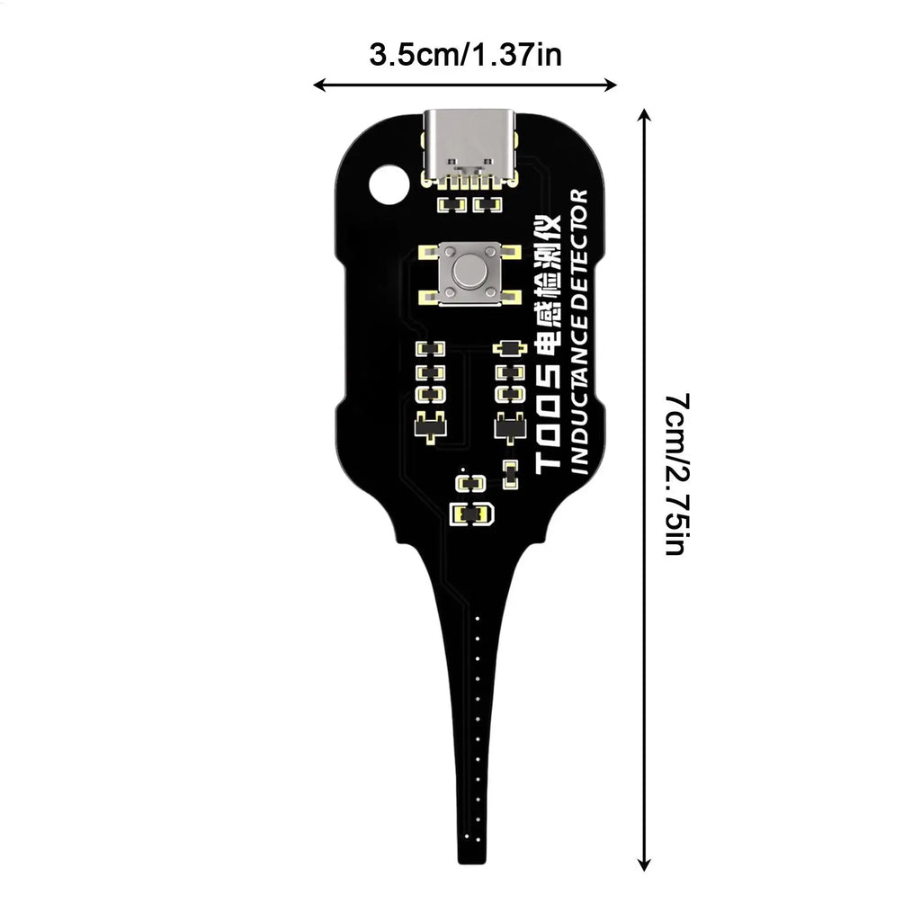 Inductance Tester Portable Inductor Fault Detector Motherboard Coil Qme
