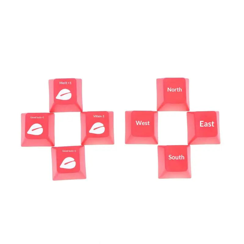 Chinese Culture Translucent Keycaps Mechanical Keyboard ABS Direction Qme