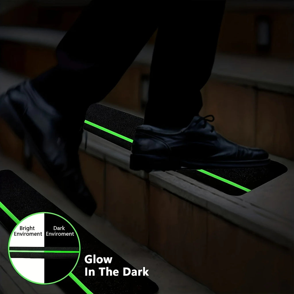Luminous Anti-Slip Traction Tape Outdoor/Indoor Stair Step Anti-Slip Tape Stair Tread Waterproof Anti-Slip Tape Qme