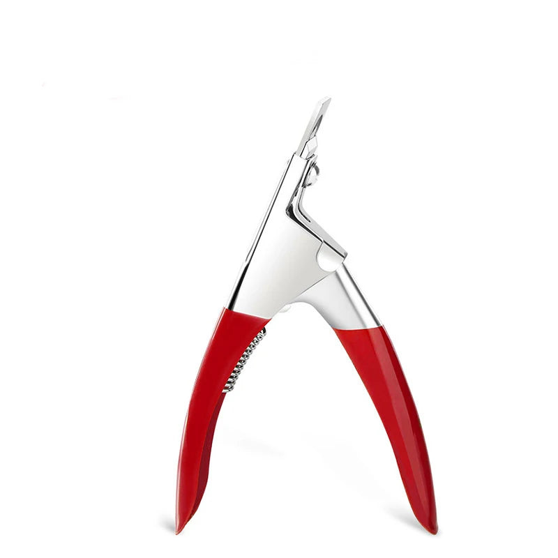 Fake Nail Cutter U Word False Tips Professional Clippers Straight Qme Red China Mainland