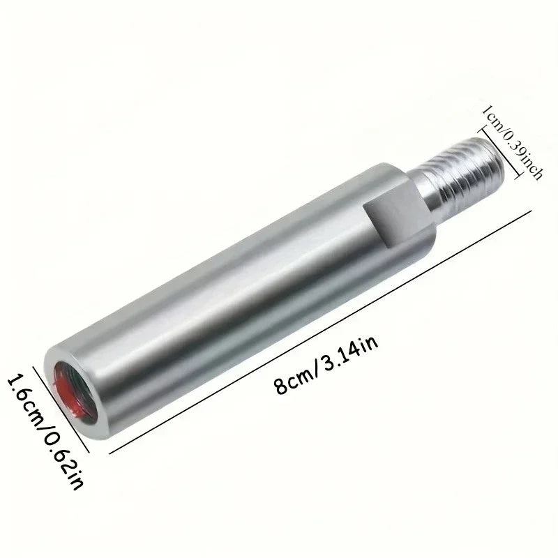 Extension Rods for Angle Grinders, Equipped with Two Threaded Adapters for Type Angle Grinders. Qme