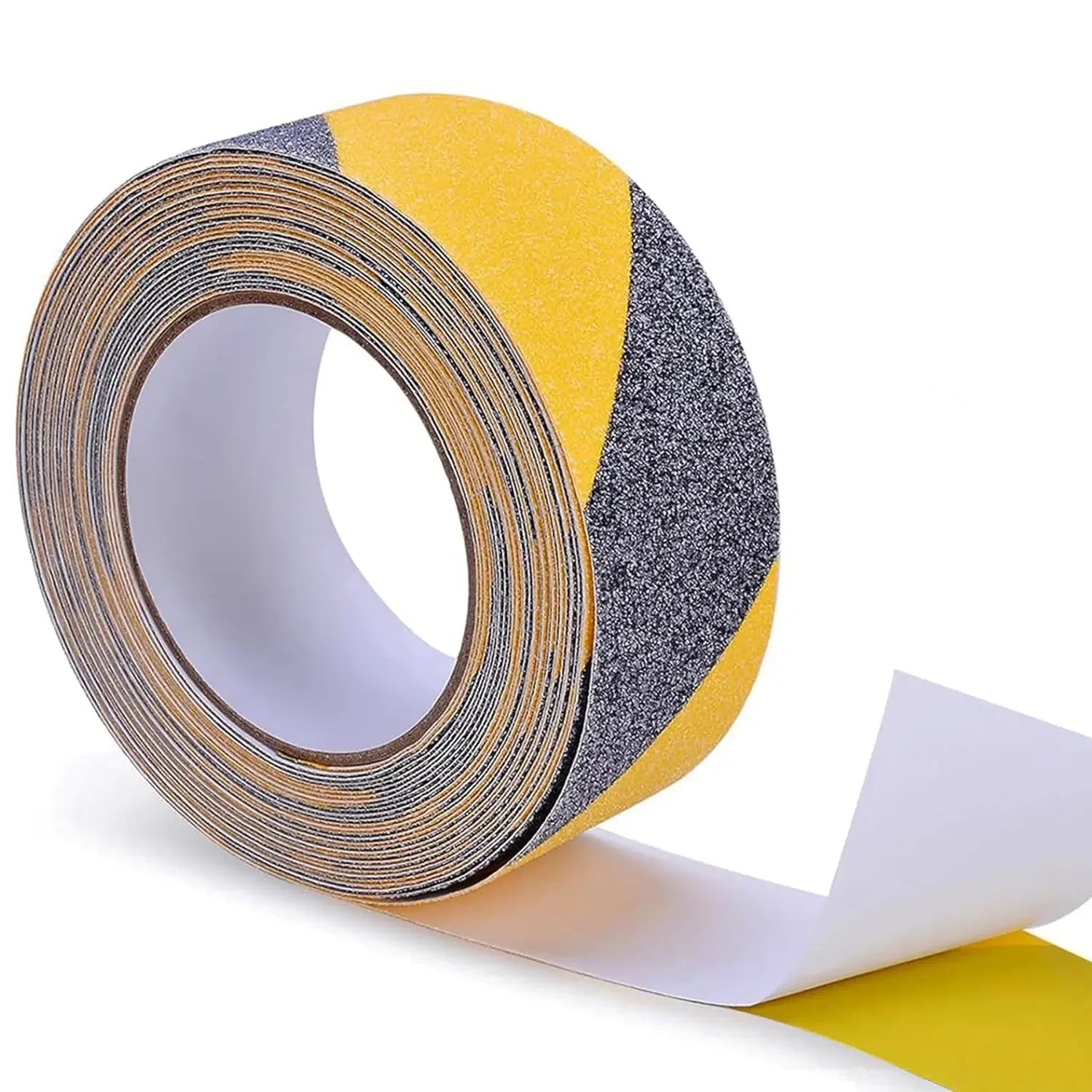 Non Slip Safety Grip Tape Anti-Slip Indoor Outdoor Stickers Strong Adhesive Safety Traction Tape Stairs Floor Warning Tape Qme Yellow and Black 5m 25mm