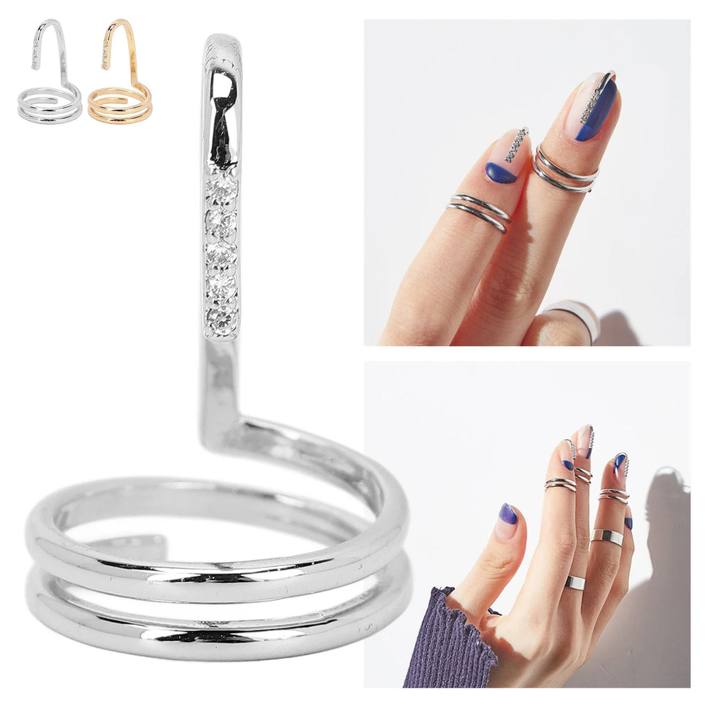 Fashion Nail Decorative Nail Fashion Fingertip Jewelry Nail Art Ladies Wearing Nail Accessories Fingernail Qme